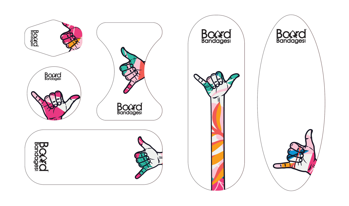 Longboard Shaka Pinky Flip