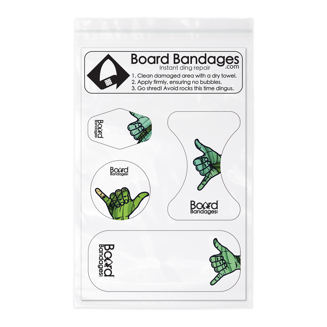 Shortboard Shaka Go Green Flip