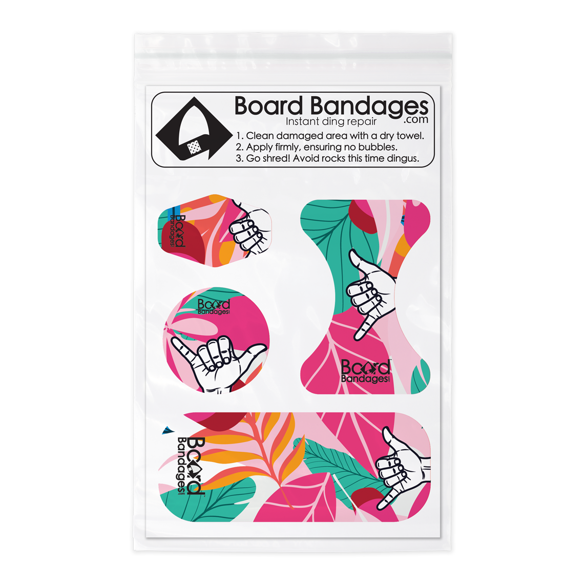 Shortboard Shaka Pinky